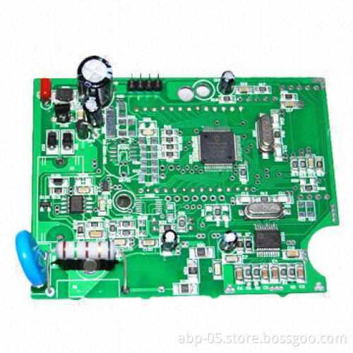 4-layered PCB Assembly for Routers, SMD + DIP Assembly Process and 206-piece Components Pin Quantity